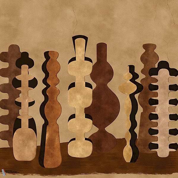 Potteries behang-Masureel-wallpaper-tapete-Sienna-Paneel A-Selected-Wallpapers-Interiors