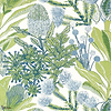 Protea-Behang-Tapete-Thibaut-Green and Blue-Rol-T13923-Selected Wallpapers