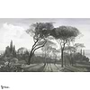 Provence behang-Les Dominotiers-Grisaille-Non Woven (70 cm)-M2-Selected Wallpapers-Interiors