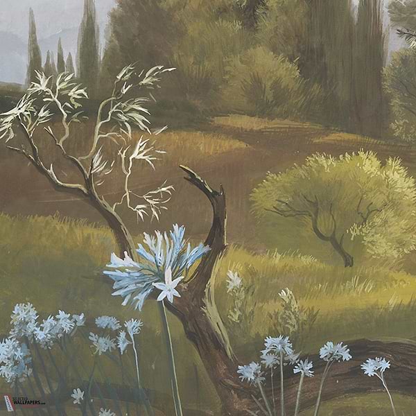 Provence behang-Les Dominotiers-Selected Wallpapers-Interiors