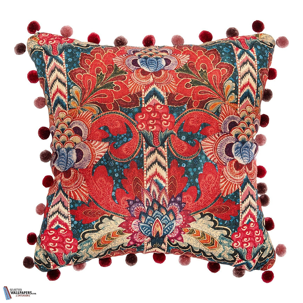 Psychedelia Kussen-Kussen-Mind the Gap-Kissen-Cushion-Red/Blue-50 x 50 cm-Selected Interiors