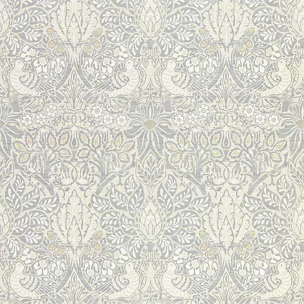 Pure Dove & Rose-behang-Tapete-Morris & Co-Cloud Grey-Rol-216520-Selected Wallpapers