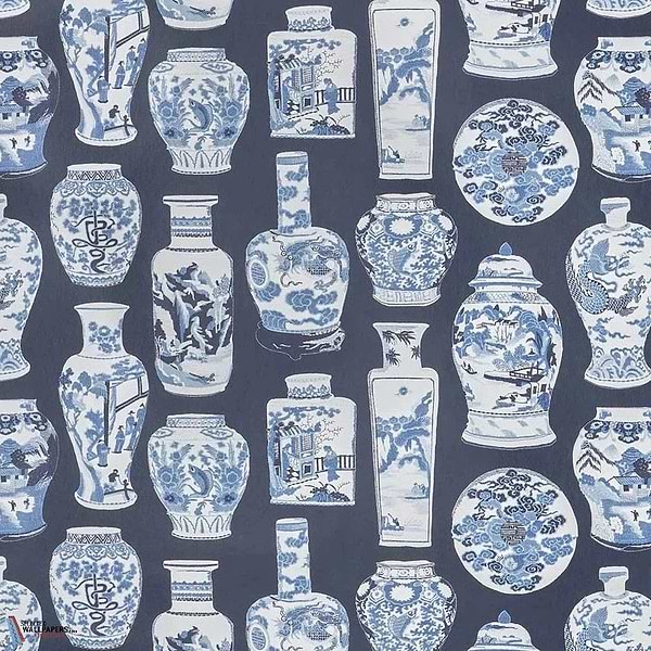 Qinghua Petit-Pierre Frey-wallpaper-behang-Tapete-wallpaper-Indigo-Meter (M1)-Selected Wallpapers