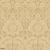 Queen's damask behang-GP&J Baker-Parchment-Rol-Selected Wallpapers-Interiors