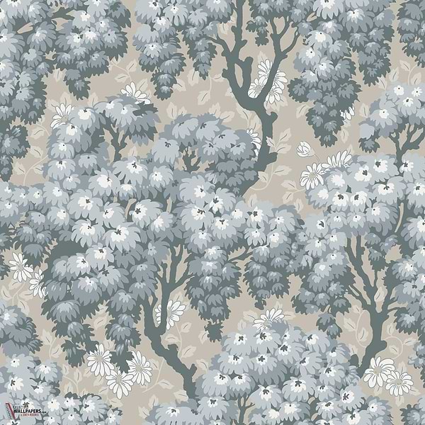 Ragnvi behang-Sandberg-Indigo blue-Rol-Selected Wallpapers-Interiors