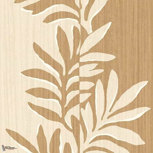 Rama behang-Casamance-Ivoire/Chêne-Rol-Selected Wallpapers-Interiors