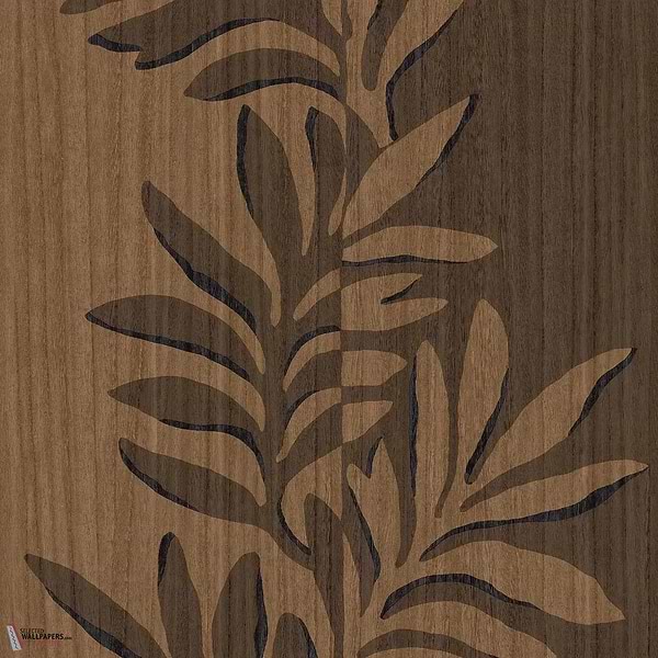 Rama behang-Casamance-Noyer/Wengé-Rol-Selected Wallpapers-Interiors