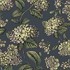 Ramo di Ortensia-wallpaper-Cole & Son-Lime & Purple on Ink-Roll-123/8042-Selected Wallpapers