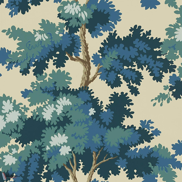 Raphael behang-Sandberg-Blue-Rol-Selected Wallpapers-Interiors