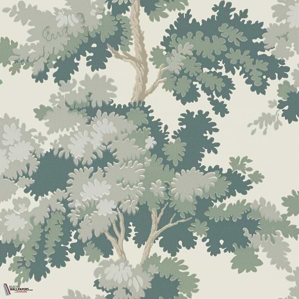 Raphael behang-Sandberg-Green-Rol-Selected Wallpapers-Interiors