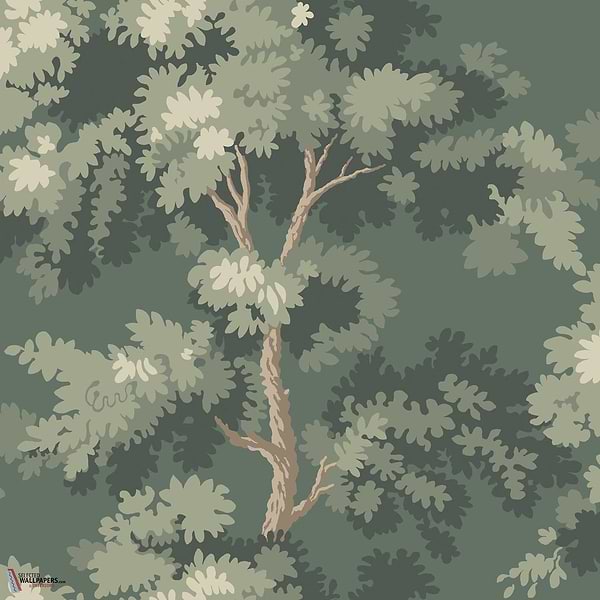Raphael wallpaper-Sandberg-Moss Green-Roll-Selected Wallpapers-Interiors