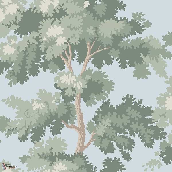 Raphael wallpaper-Sandberg-Sky Blue-Roll-Selected Wallpapers-Interiors