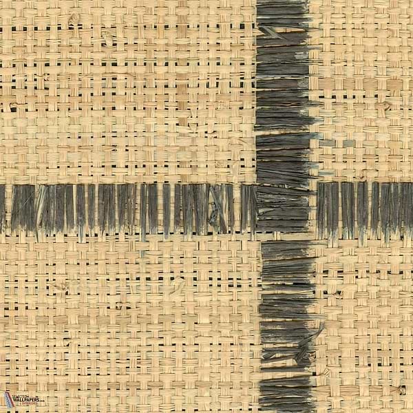 Raphia Cadre behang-CMO Paris-Noir-Rol-Selected Wallpapers-Interiors