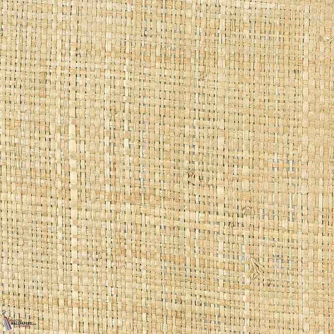 Raphia Pur behang-CMO Paris-Blond-Meter (M1)-Selected Wallpapers-Interiors