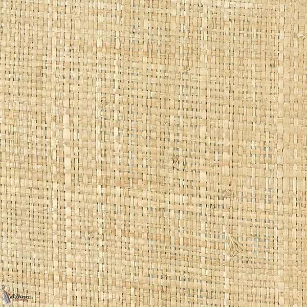 Raphia Pur behang-CMO Paris-Blond-Meter (M1)-Selected Wallpapers-Interiors