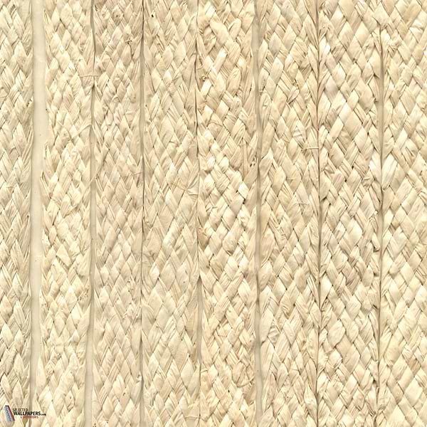 Raphia Tresse behang-CMO Paris-Ecru-Meter (M1)-Selected Wallpapers-Interiors
