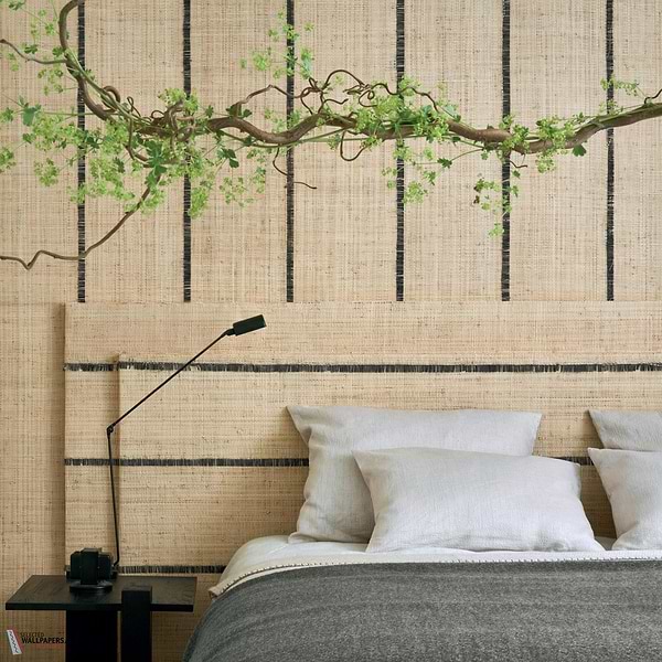 Raphia Vertical behang-CMO Paris-Selected Wallpapers-Interiors