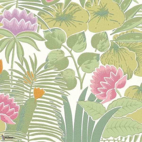 Reverie behang-Little Greene-Jardin-Rol-Selected Wallpapers-Interiors