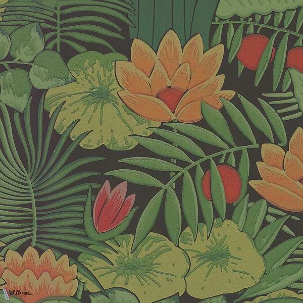 Reverie behang-Little Greene-Jungle-Rol-Selected Wallpapers-Interiors