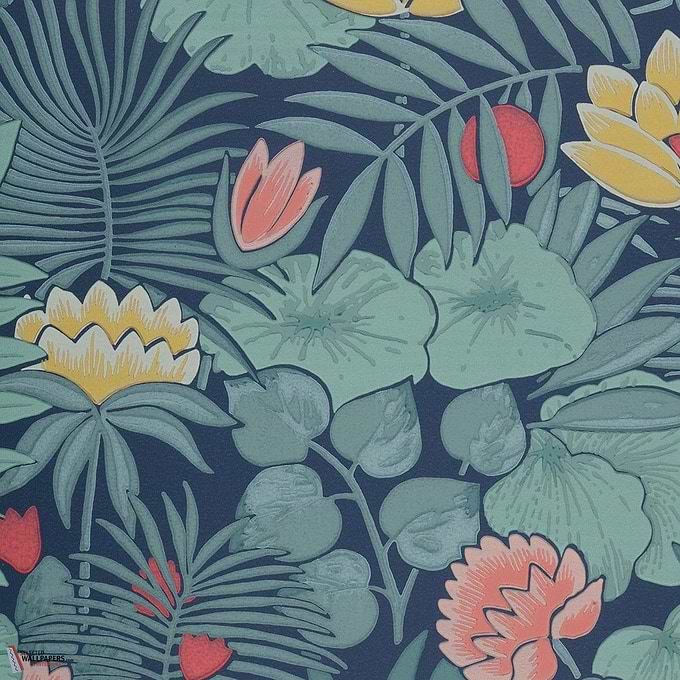 Reverie behang-Little Greene-Nile-Rol-Selected Wallpapers-Interiors