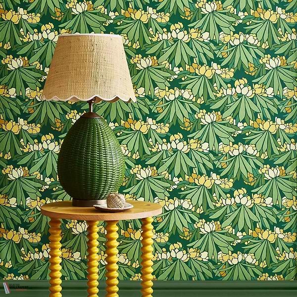 Rhododendron behang-1838 wallcoverings-Selected Wallpapers-Interiors