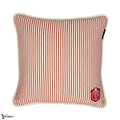 Rhubarb Stripe Kussen-Kussen-Mind the Gap-Kissen-Cushion-Linen-50 x 50 cm-Selected Interiors