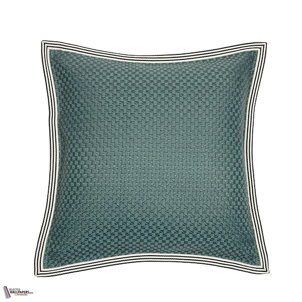 Rico Ruivo kussen-Casamance-Bleu Galet-45 x 45 cm-Selected Wallpapers-Interiors