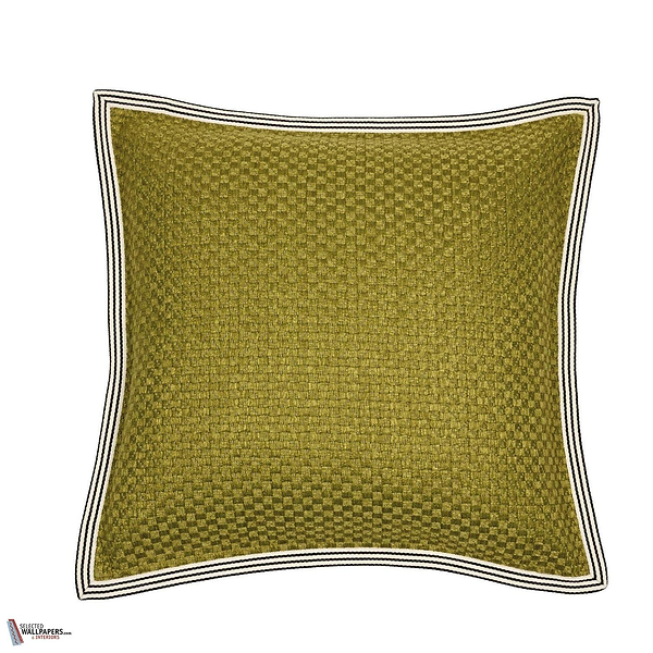 Rico Ruivo kussen-Casamance-Vert-45 x 45 cm-Selected Wallpapers-Interiors