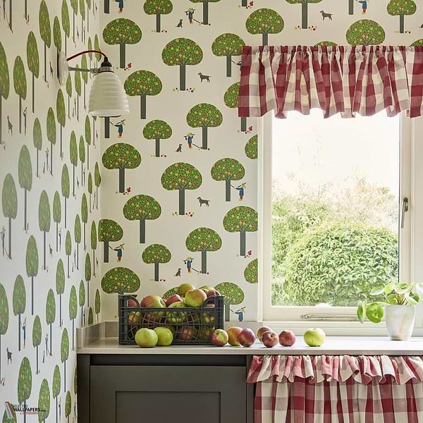 Rodney Street behang-Little Greene-Selected Wallpapers-Interiors