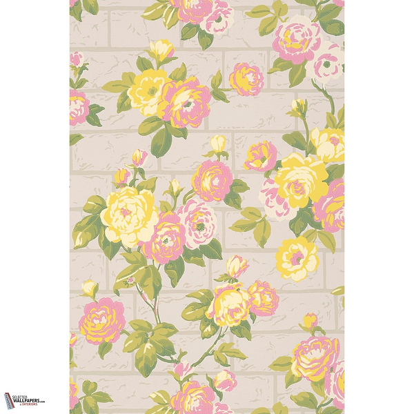 Rose Garden wallpaper-Little Greene-Portland Stone-Roll-Selected Wallpapers-Interiors