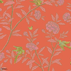 Roseberry & Birds behang-Cole & Son-Vermillion-Rol-Selected Wallpapers-Interiors