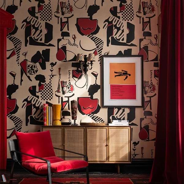 Round Midnight behang-Mind the Gap-Selected Wallpapers-Interiors