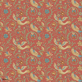 Royal Court behang-GP&J Baker-Red-Rol-Selected Wallpapers-Interiors