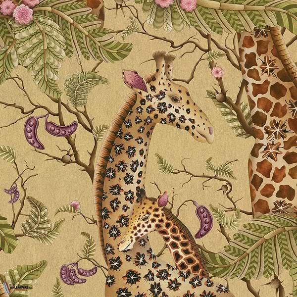 Royal Giraffe behang-Cole & Son-Safari-Rol-Selected Wallpapers-Interiors