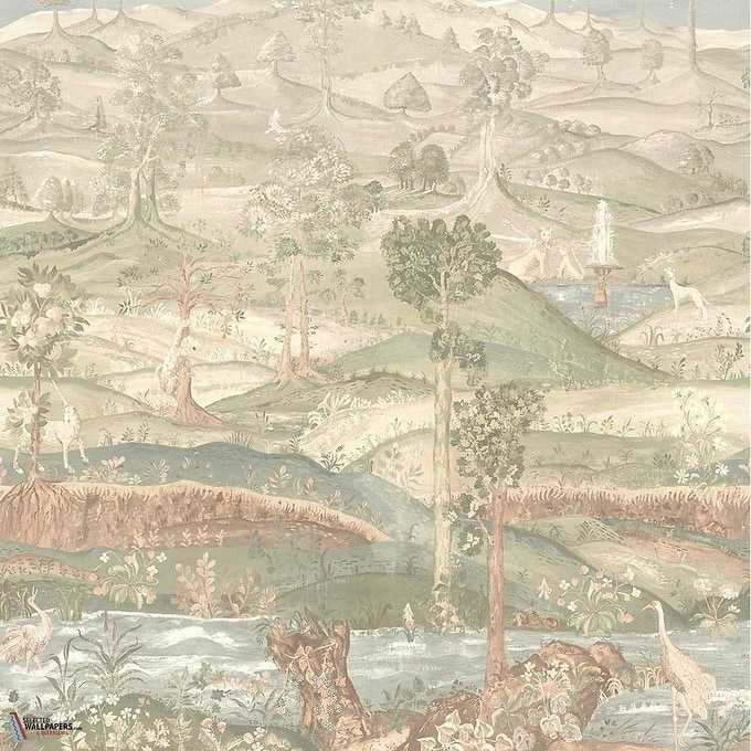 Royal Park panel behang-GP&J Baker-Antique-Rol-Selected Wallpapers-Interiors