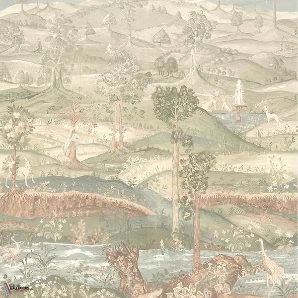 Royal Park panel behang-GP&J Baker-Antique-Rol-Selected Wallpapers-Interiors