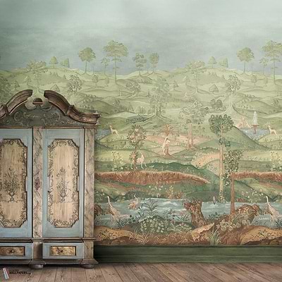 Royal Park panel behang-GP&J Baker-Selected Wallpapers-Interiors