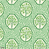 Royal maze behang-GP&J Baker-Royal green-Rol-Selected Wallpapers-Interiors