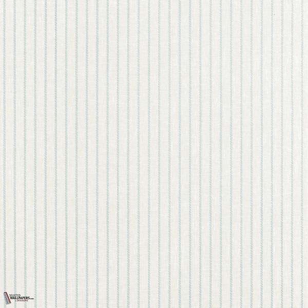 Ryker Stripe behang-Thibaut-wallpaper-tapete-Cream and Robin's Egg-Rol-Selected-Wallpapers-Interiors