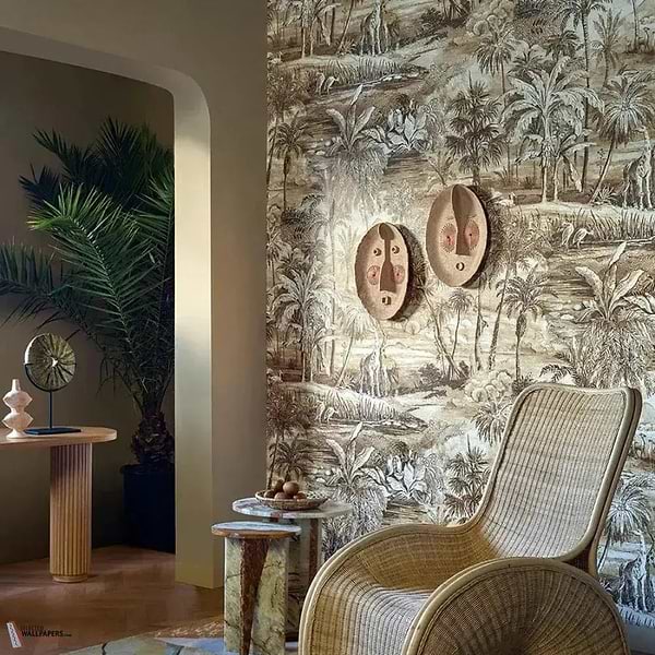 Safari behang-Pierre Frey-Selected Wallpapers-Interiors