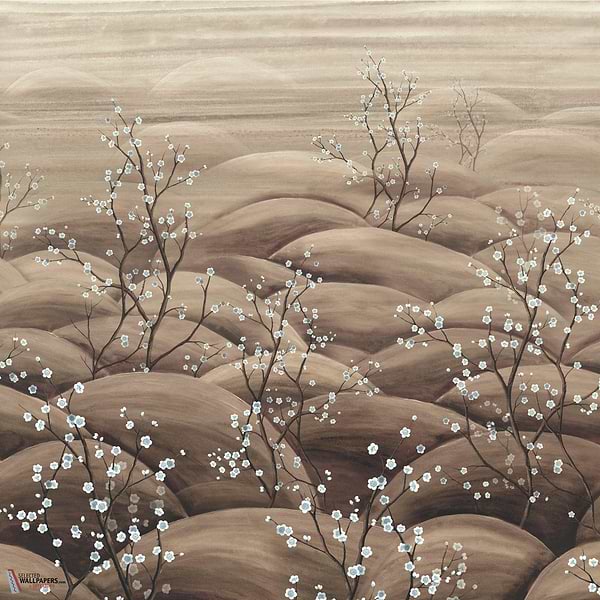 Sakura behang-Masureel-Kuro-Paneel A-260 cm-Selected Wallpapers-Interiors