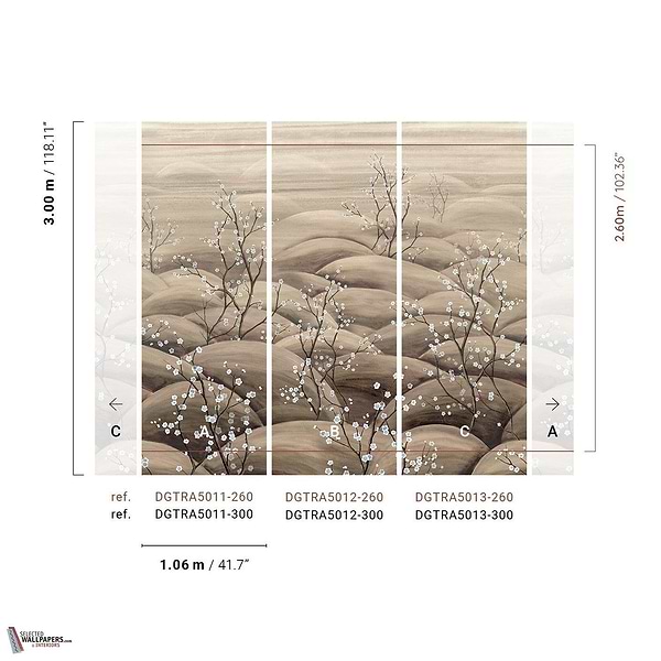 Sakura behang-Masureel-Selected Wallpapers-Interiors