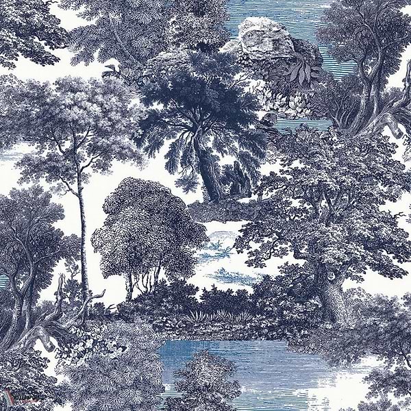 Salcey Forest behang-Masureel-wallpaper-tapete-Delft-Paneel A-Selected-Wallpapers-Interiors