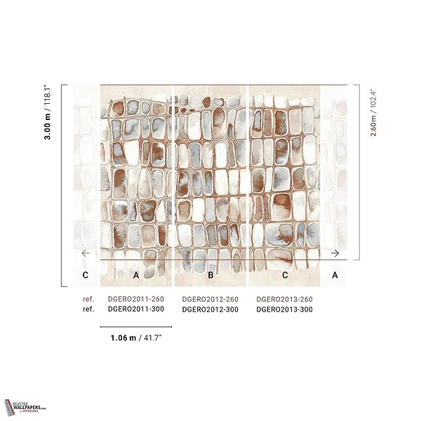 Salina wallpaper-Masureel-Selected Wallpapers-Interiors