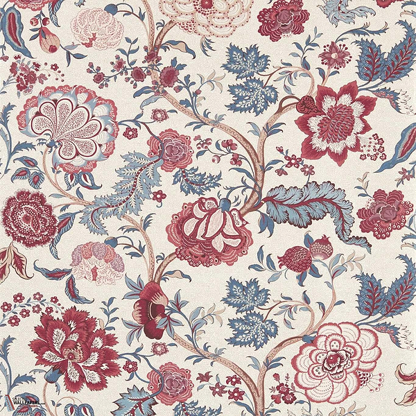 Salisbury behang-Sanderson-Madder rose-Rol-Selected Wallpapers-Interiors