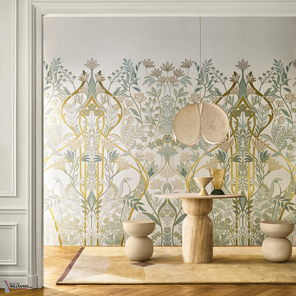 Salon des Miroirs behang-Casamance-Selected Wallpapers-Interiors