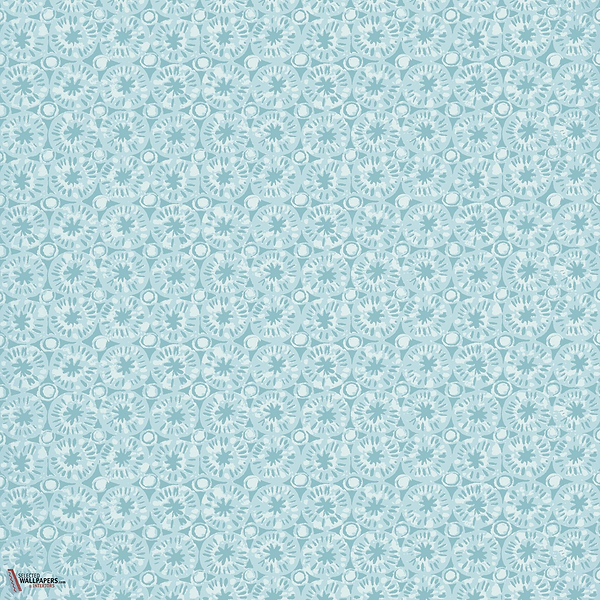 Sand dollar behang-Thibaut-Seaglass-Rol-Selected Wallpapers-Interiors