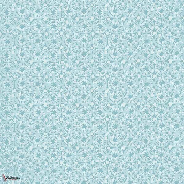 Sand dollar behang-Thibaut-Seaglass-Rol-Selected Wallpapers-Interiors