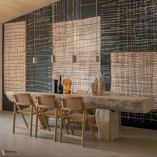 Sashiko behang-Elitis-wallpaper-tapete-Selected-Wallpapers-Interiors