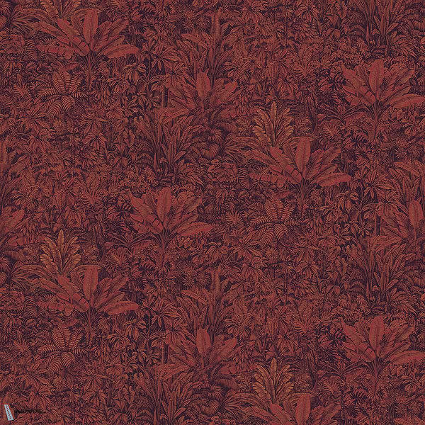 Sauvage behang-Masureel-wallpaper-tapete-Burgundy-Rol-Selected-Wallpapers-Interiors